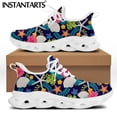 thumbnail image 1 of Chaussures à Lacets pour Femmes Design Fleur d'Hibiscus Tropical Décontracté Résistant à l'Usure, 1 of 5