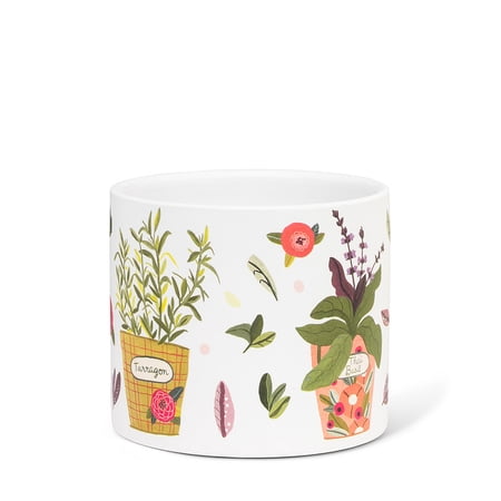 Set of 6 Small Potted Herbs Planter