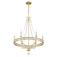 thumbnail image 2 of SEV-1806-AG Crystorama Lighting Seville - 6 Light Chandelier-36.5 Inch Tall and 28 Inch Wide, 2 of 7