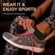 thumbnail image 4 of Calcetines deportivos de corte bajo para correr, para hombre y mujer (6 pares), 4 of 5