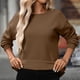 thumbnail image 5 of Sudaderas para mujer,Blusa informal de manga larga para mujer, cuello redondo, poliéster, corte holgado, cómoda para uso diario, sopatenor, 5 of 9
