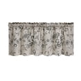 thumbnail image 1 of Printed Curtain Valance With Romantic Design For Kitchen Window Decoration Short Translucent Curtain Polyester Fabric White Color 55.1 X 18.1 Inches Rod Pocket Style For Coffee Shop Home W, 1 of 6