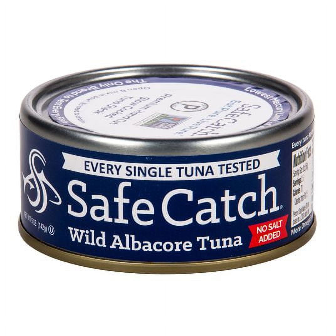Safe Catch Albacore Wild Tuna Steak, No Salt-12 x 5 oz