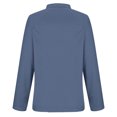 thumbnail image 5 of DAFPZW Womens Fall Fashion 2025 Long Sleeve Quarter Zip Shirt Breathable Mesh Shirt Long Sleeve V Neck Sportswear Pullover, 5 of 5