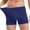 Blue, variant on Xysaqa Mens Trunks Big & Tall Underwear Cotton Boxers Briefs Short Leg Comfortable Underpants L-8XL