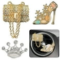 thumbnail image 5 of 2 Pcs Air Vent Clips Rhinestone Car Air Freshener Clip Bling Decorations Charm, 5 of 6
