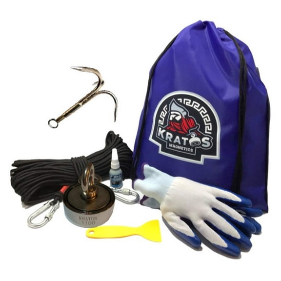 Kratos 1100 Double Sided Neodymium Classic Magnet Fishing Kit