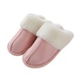 thumbnail image 3 of Novedad Zapatillas de felpa Hogar Hombres Mujeres Antideslizante Decorativo Cómodo Zapatillas de piso Zapatillas de casa para el dormitorio interior , 40-41, Rosado Yinane Pantuflas de felpa, 3 of 8