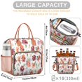 thumbnail image 5 of Pioneer Flower Floral Print Pattern Womens Lunch Box for Work,Insulated Large Lunch Bag for Tween and Teen,Loncheras Para Mujer,Leakproof Adult Lunch Bag for Work,Beach,Travel,Picnic,Camping, 5 of 7