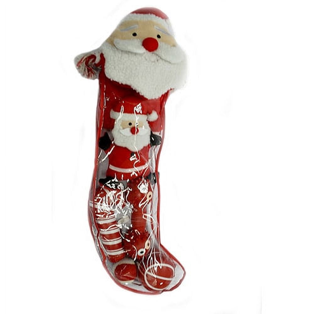 Pet Christmas Stocking with 8 Dog Toys