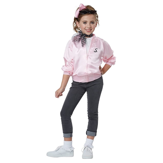 Disfraz PREMIUM Vaselina California Costumes Collections Chaqueta Rosa Para Niña