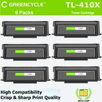 greencycle TL-410X Black Toner Cartridge Replacement Compatible for Pantum TL-410X TL-410H TL-410 Work with M7102DW P3012DW M6800FDW M7100DW M7200FDW M6802FDW M7102DN M7202FDW,6000 Pages,6pcs