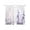 Pastoral Pastel Purple Pink, variant on Watercolor Lavender Sheer Curtains 63 Inch Length 2 Panels Set, Country Spring Field Leaf Wildflower Voile Window Treatment Rod Pocket Curtains Sheers Drapes for Bedroom/Living Room/Kitchen 52x"63"x2