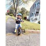 Strider 12” Sport Bike, Blue - No Pedal Balance Bicycle for Kids 1 to 4 Years - Includes Safety Pad, Padded Seat, Mini Grips & Flat-Free Tires -Easy Assembly & Tool-Free Adjustments