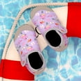 thumbnail image 2 of YUNCITY Baby Boys Girls Swim Water Shoes Toddler Sneakers Soft Sole Non- Quick Drying Strap Design Everyday Outdoor Beach Swimming Activities Purple 2-2.5 Years, 2 of 3