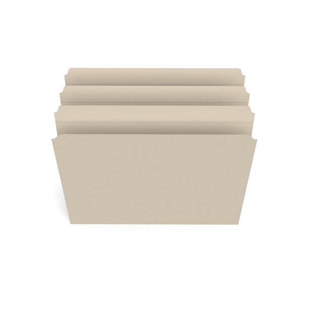 Staples File Folders Reinforced StraightCut Tab Letter Size Manila 100