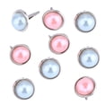 thumbnail image 5 of Milisten 100Pcs Decorative Mini Brads Round Paper Fasteners Pearl Design Brads Random Color, 5 of 5