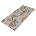thumbnail image 2 of Leather Keyboard and Mouse Desk Mat Office Desk Accessories Protective Office Desk Decor Desk Pad Mat for Gaming, Work from Home, Office Watercolor Rose Floral Pattern 16.5" x 35.4", 2 of 9