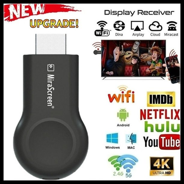 Willkey Upgrade Mirascreen Wireless 1080p Hdmi Display Receiver Wifi Screen Tv Dongle Walmart Com Walmart Com