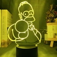 thumbnail image 1 of Luz nocturna LED 3D Simpsons Homers Jay Simpsons que cambia de color, 1 of 1