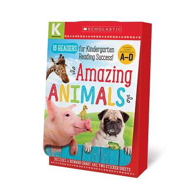 Amazing Animals Kindergarten A-D Reader Box Set (Scholastic Early Learners) (Best Early Reader Series)