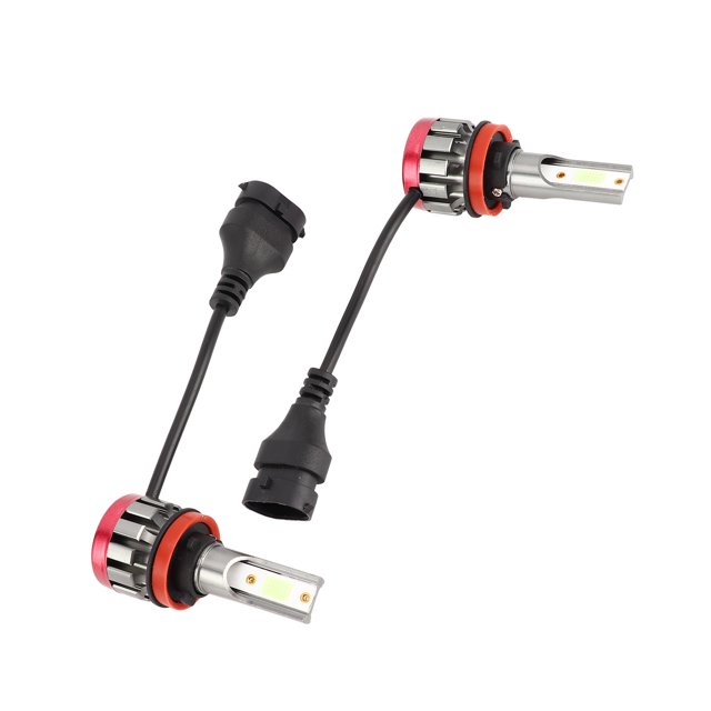 Par de Bombillas LED para Faros Antiniebla Delanteros 8000K 3000LM 30W ANGGREK H8/H11 Color Azul Hielo