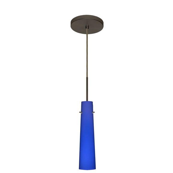 Besa Lighting 1Bt-5674Cm Camino 1 Light Cord-Hung Pendant - Bronze