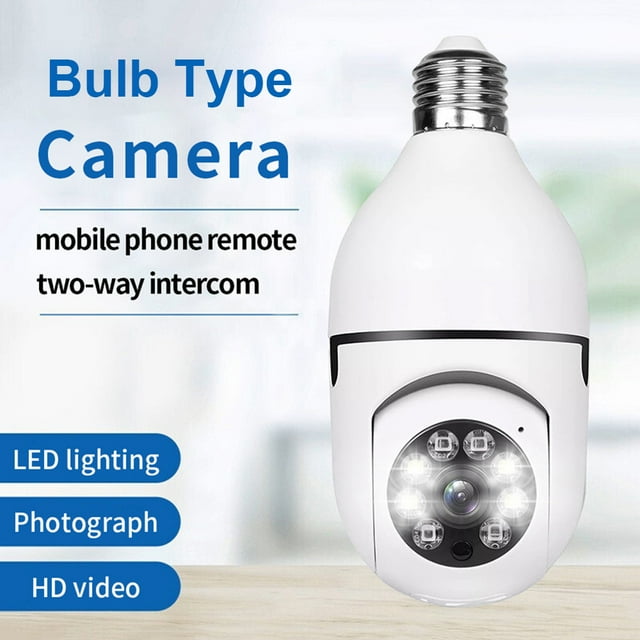 Monitor 1080p Bulbo Inalámbrica Cámara De La Cámara Wifi Smart Camera 2MP Admite Visión Nocturna Detección De Movimiento De 2 Y Alarma Monitoreo Remoto De Aplicaciones