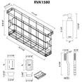 thumbnail image 2 of Ruvati USA RVA1580 Multi-Function Workstation Organizer & Caddy with Soap Dispenser & Knife Block, 2 of 7
