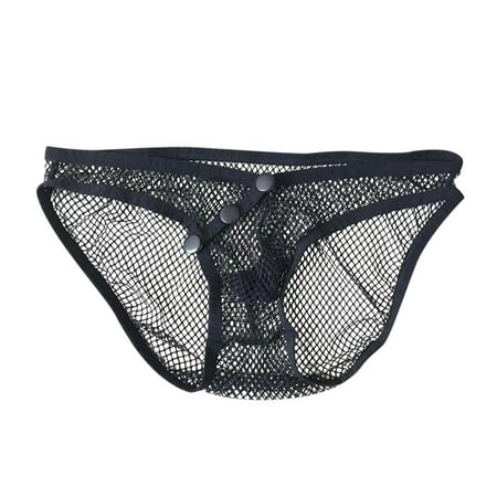 

Upgraded 2023 Gifts Men Casual Solid Net Yarn Sexy And Breathable Hollow Low Waist Underwear