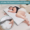 thumbnail image 2 of Premium Adjustable Loft Quilted Body Pillows Hypoallergenic Fluffy Pillow Quality Plush Pillow Down Alternative Pillow Head Support Pillow &#x&#, 2 of 6
