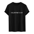 thumbnail image 5 of PNTUTB Men's Fashion Valentine's Day Themed Prints Casual Loose Crew Neck Comfortable Short Sleeve T-shirt, 5 of 6