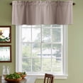 thumbnail image 5 of 2 Panels Brown Ombre Valance for Windows, Farmhouse Brown Gradient Modern Art Light Filtering Kitchen Curtains, Rod Pocket Window Treatment Curtain Valances for Living Room Bedroom, 42"x12", 5 of 9