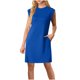 thumbnail image 3 of TaTaai Women's Solid Sleeveless Round Neck Midi Dress with Side Slit and Pockets Loose Fit Casual Summer Office Daily Wear Knee-Length Flowy Long Dress Gift, 3 of 6