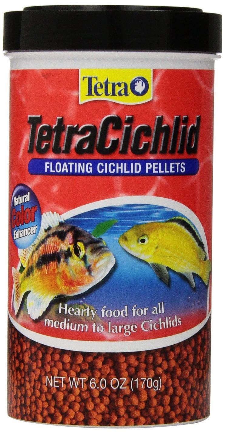  TetraCichlid fish Floating Cichlid Pellets 6 Ounces