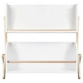 thumbnail image 3 of Babyletto Tally 2 Shelf Wood Bookcase in White and Washed Natural, 3 of 4
