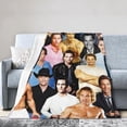 thumbnail image 3 of Blanket Matthew McConaughey Soft and Comfortable Warm Fleece Throw Blankets Gift for Room Sofa Office Bed car Camp Couch Decoration Cozy Plush Beach Blankets All Season, 3 of 5