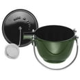 Staub Cast Iron 1qt Round Tea Kettle Basil