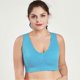 thumbnail image 1 of Sujetador deportivo ultrafino de talla grande para mujer, sin costuras, estilo crop top, color 42, 1 of 5