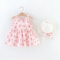 thumbnail image 2 of Ruyang Toddler Girls Sleeveless Dress Cotton Backless Flower Clothes Outwear UPF 50+ Sun Protection A Line Summer 𝐒undress, 2 of 8