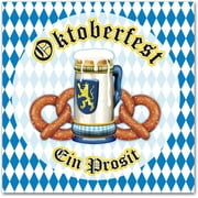 PMU Oktoberfest 2-Ply Luncheon Napkins 6.5in x 6.5in Party Decoration and Accessory (16/pkg)Pkg/1