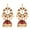 Red, variant on Indian Jewelry Bollywood Antique Crystal Kundan Jhumki Jhumka Earrings Set for Women