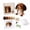 A, variant on Animal Hood Crochet DIY Kit, Complete Beginner‑Friendly Crocheting Set, Cute Bee Dog Bird Frog Character Earflap Hat Making Kit, Handmade Craft Gift for Adults