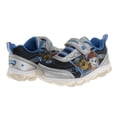 thumbnail image 2 of Nickelodeon Paw Patrol Toddler Boys Light Up Sneakers, Gray Blue, 9, 2 of 7
