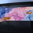 thumbnail image 2 of Blue Pink Marble Aquarium Background, Art Abstract Pink Gold Line Marble Terrarium Background, Coloful Marble Glass Terrarium Background with 8 EVA Double-Sided Tape, 48X20IN, 2 of 5