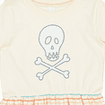thumbnail image 4 of Inktastic Skull and Crossbones Girls Toddler Dress, 4 of 5