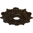thumbnail image 3 of Ekena Millwork 17 1/2"OD x 4"ID x 1"P Preston Ceiling Medallion (Fits Canopies up to 4"), Hand-Painted Bronze, 3 of 5