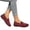 Wine, variant on YOUYEDIAN Flat Shoes for Women Dressy Non Slip Slip on Loafers Spring Summer Office Walking Shoes Comfy Closed Toe Orthopedic Shoes (Purple)