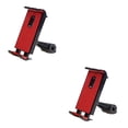 thumbnail image 3 of relayinert ABS Support de Tablette Auto pour Dossier de Siège Détachable Rotatif à 360 Degrés Élégant de Remplacement Support de Tablette en Silicone Accessoires Rouge 2 Ensembles, 3 of 6