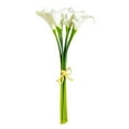 thumbnail image 1 of Vickerman FD170301 Vickerman 14'' Artificial White Calla Lily Bundle Featuring 8 Beautiful Blooms, 1 of 3